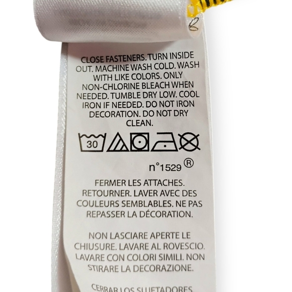 Polo Ralph Lauren Colorblock Jacket M Yellow Black White - Picture 13 of 13